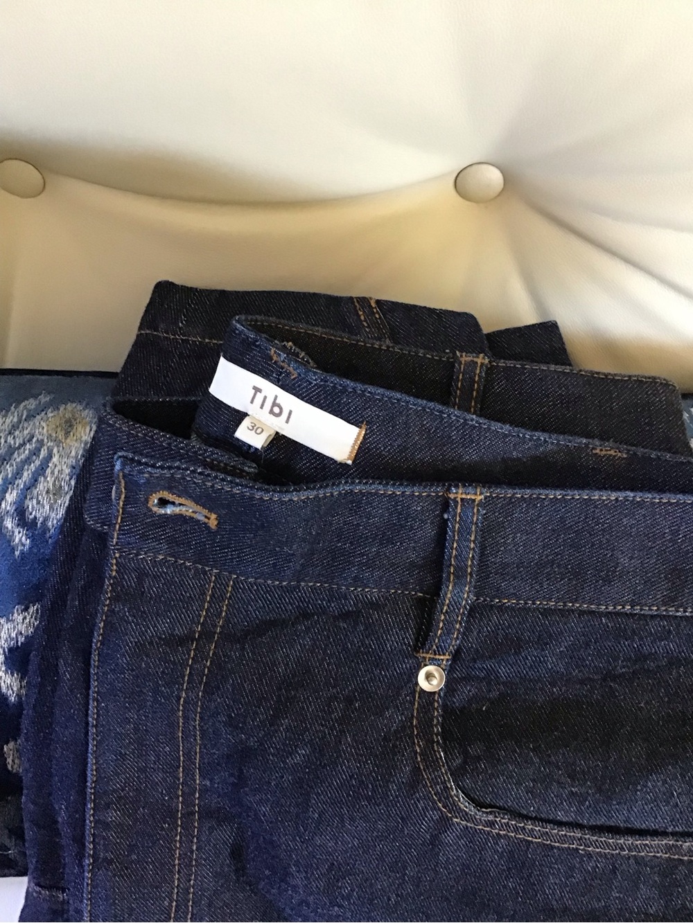 Tibi Dark Indigo denim - Picture 4 of 6